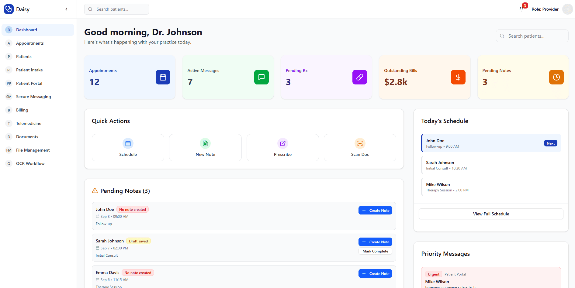 Daisy.ai - Intelligent EMR