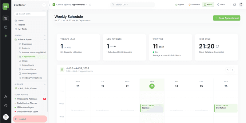 Curealog - Multi-Hospital Management & EMR Platform — WEB APPS, SAAS, HEALTHCARE project case study