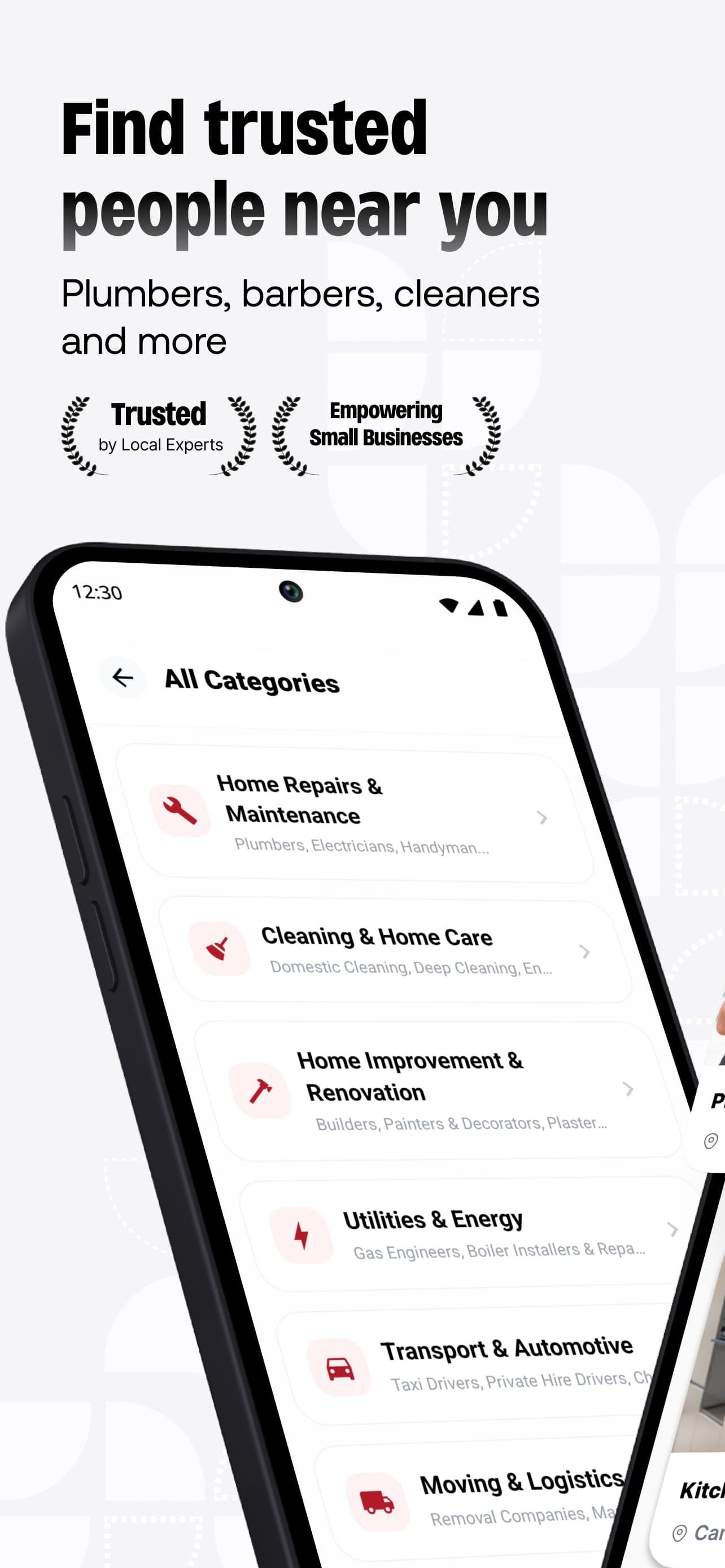 Nerihya — Hyperlocal Marketplace App for Handyperson Services — MOBILE APPS, SAAS, WEB APPS, MVP project case study