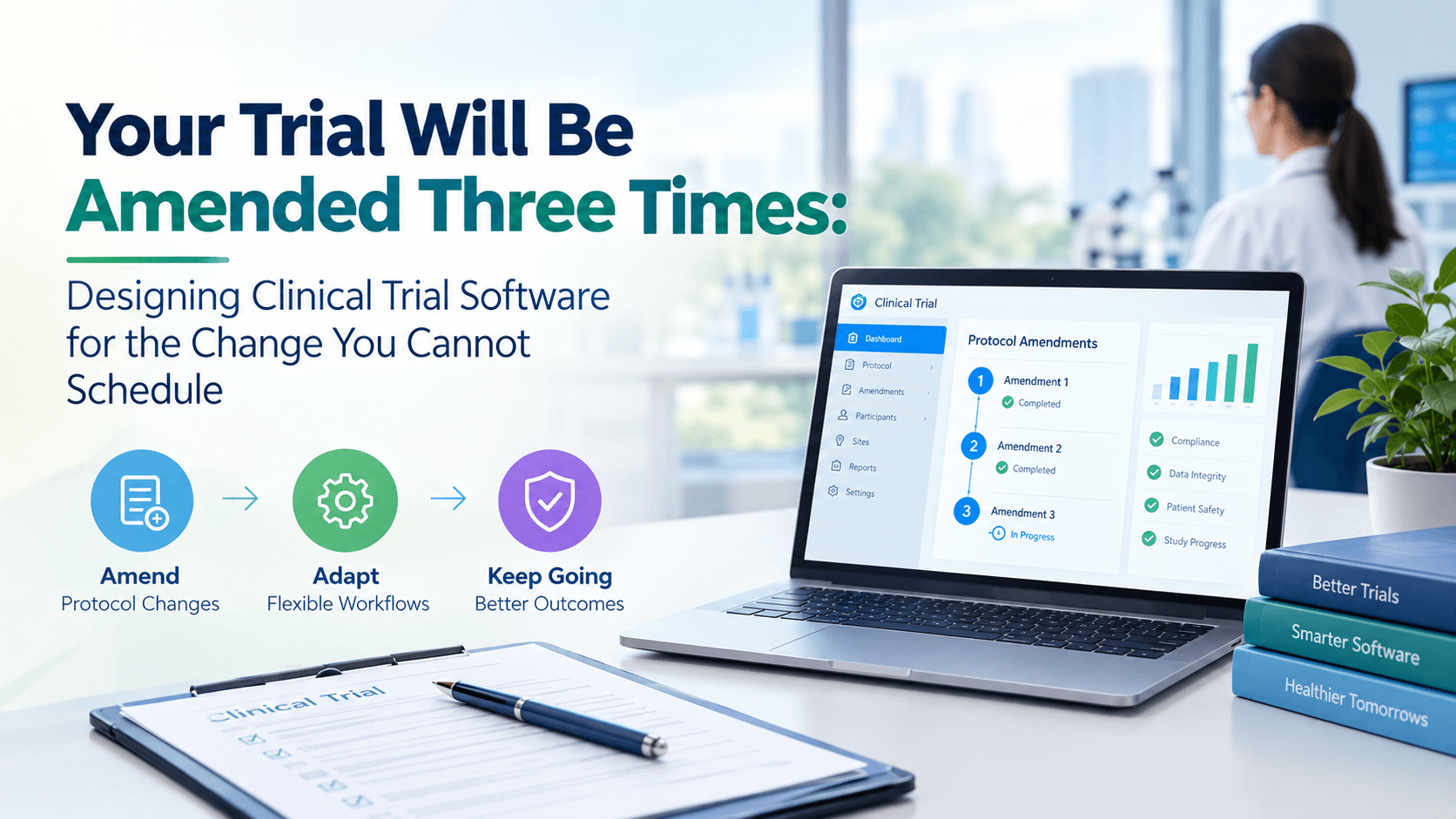 Your Trial Will Be Amended Three Times: Designing Clinical Trial Software for the Change You Cannot Schedule